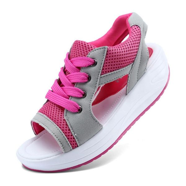 summer fish mouth thick soles increase shake shoes sandals women's fashion sports mesh lady casual loose, Black
summer fish mouth thick soles increase shake shoes sandals women's fashion sports mesh lady casual loose, Black