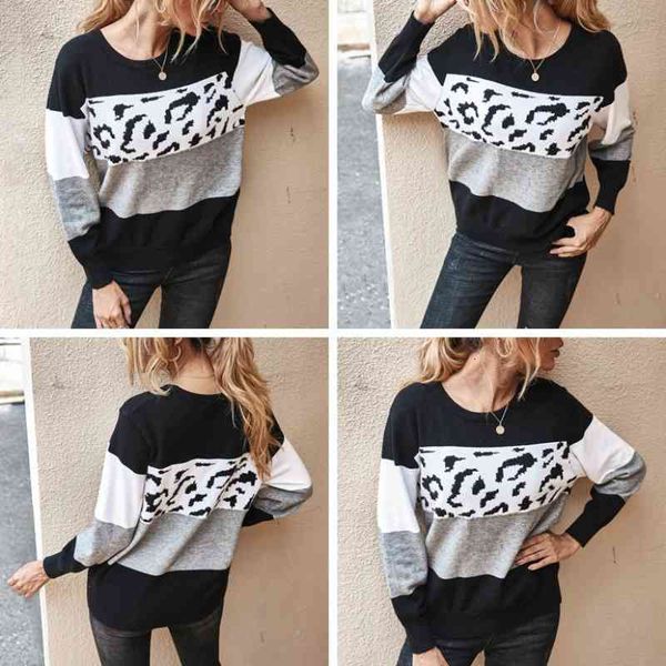 women's knitted basic sweaters for women oversized long sleeve patchwork casual regular loose soft female pullover, White;black
women's knitted basic sweaters for women oversized long sleeve patchwork casual regular loose soft female pullover, White;black