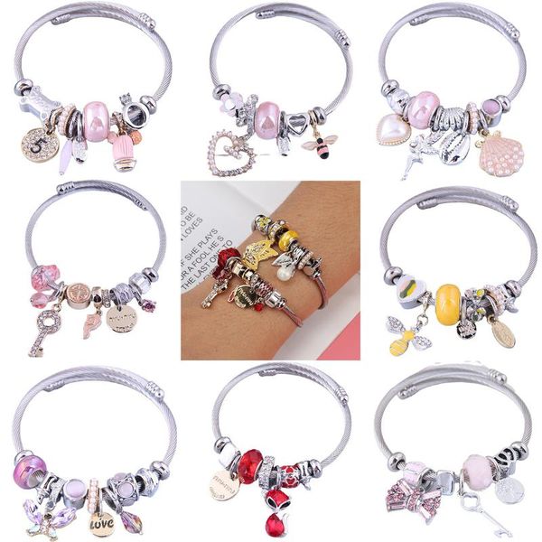 charm bracelets vintage silver bracelet women fashionable butterfly bee pendant suitable for original diy exquisite gift, Golden;silver
charm bracelets vintage silver bracelet women fashionable butterfly bee pendant suitable for original diy exquisite gift, Golden;silver