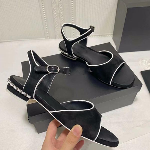 sandals women's 2021 classic style summer shoes all-match leather buckle wedge, Black
sandals women's 2021 classic style summer shoes all-match leather buckle wedge, Black