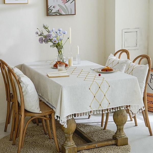 table cloth wedding decoration linen tablecloth with tassel waterproof oilproof thick rectangular dining cover tea
table cloth wedding decoration linen tablecloth with tassel waterproof oilproof thick rectangular dining cover tea