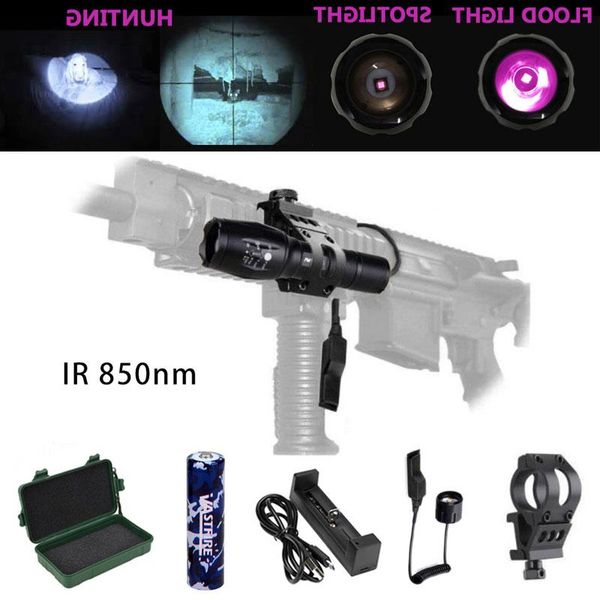 infrared ir 850nm night vision zoom led lamp torch handheld linterna for 18650 flashlights torches
infrared ir 850nm night vision zoom led lamp torch handheld linterna for 18650 flashlights torches