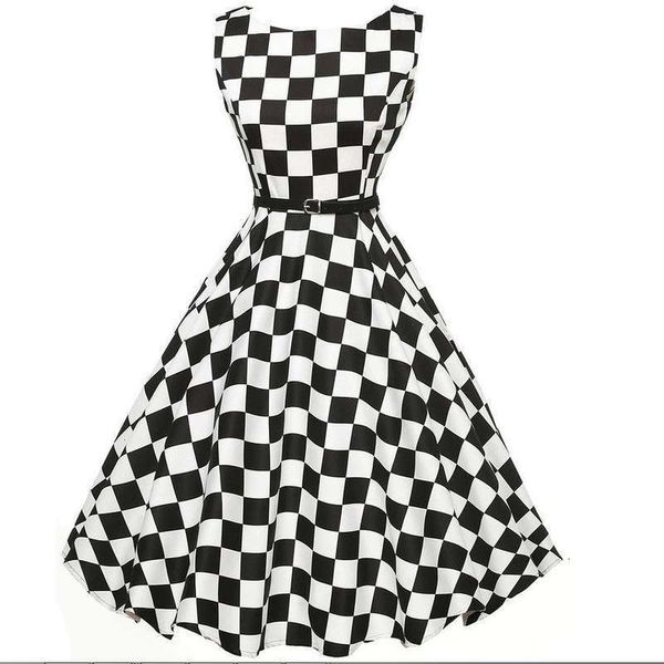 pattern dresses style casual waist closing large swing skirt sleeveless dress with belt, Black;gray
pattern dresses style casual waist closing large swing skirt sleeveless dress with belt, Black;gray