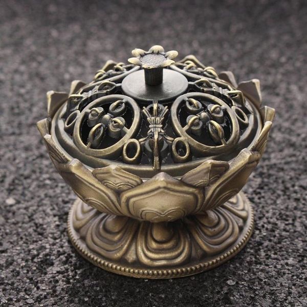 fragrance lamps antique lotus design incense burner holder handmade vaporizer home office decoration
fragrance lamps antique lotus design incense burner holder handmade vaporizer home office decoration