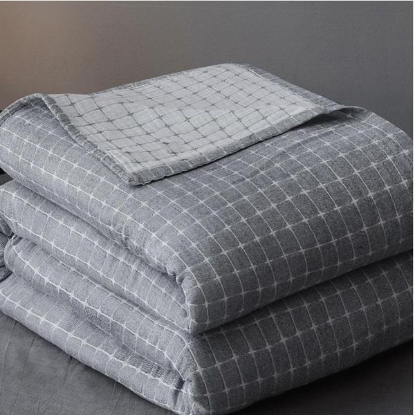 comforters & sets cotton gauze quilt blanket soft throw for kids adults bed cover double queen king coverlet grey blue plaid quilted bedspre
comforters & sets cotton gauze quilt blanket soft throw for kids adults bed cover double queen king coverlet grey blue plaid quilted bedspre