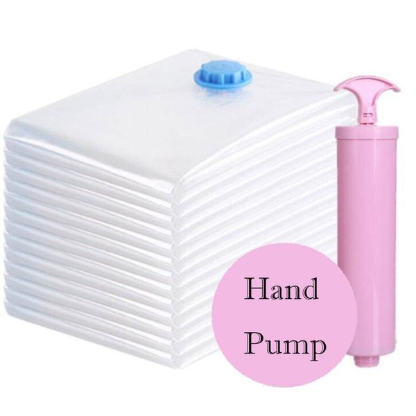 storage bags 5pcs reusable vacuum bag space saving seal for clothes compressed travel with hand pump
storage bags 5pcs reusable vacuum bag space saving seal for clothes compressed travel with hand pump