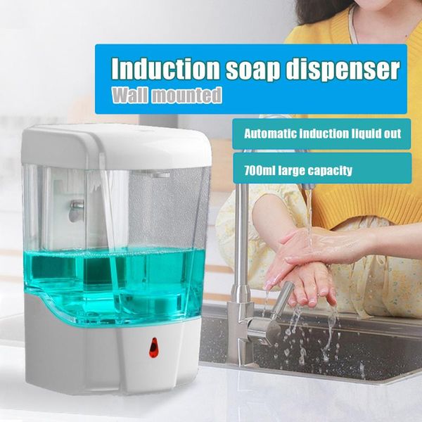 liquid soap dispenser 700ml automatic sensor touchless wall mounted home bathroom dc156
liquid soap dispenser 700ml automatic sensor touchless wall mounted home bathroom dc156