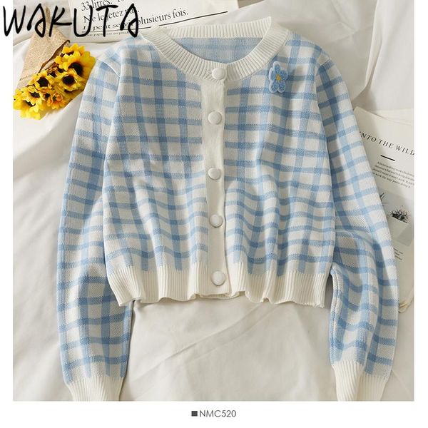 women's knits & tees wakuta floral palid knitted cardigan 2021 ins fashion street sweet elegant long sleeve cropped sweater 4 colors 9f, White
women's knits & tees wakuta floral palid knitted cardigan 2021 ins fashion street sweet elegant long sleeve cropped sweater 4 colors 9f, White