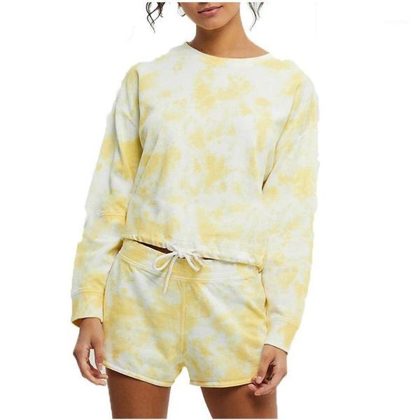 women's tracksuits fashion suit spring casual round neck pullover tie-dye regular shorts two-piece clothing donsignet, Gray
women's tracksuits fashion suit spring casual round neck pullover tie-dye regular shorts two-piece clothing donsignet, Gray