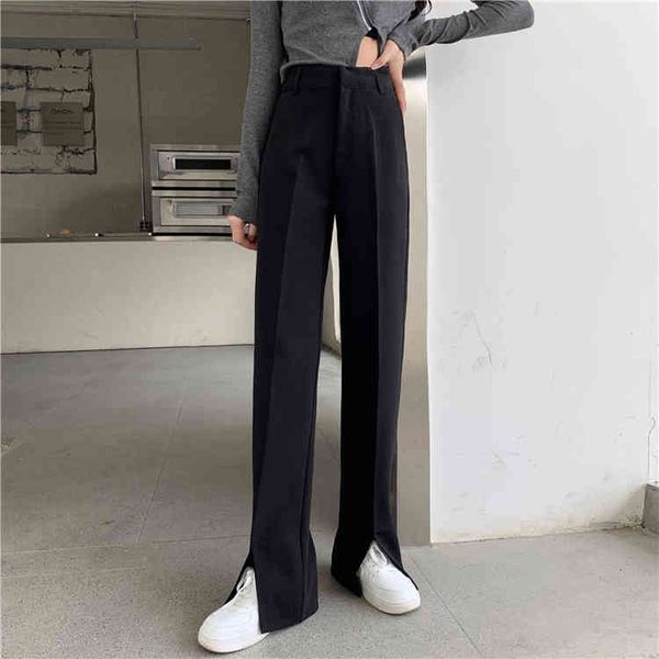 capris ytx413 spring and autumn in a straight line pants loose leg high waist, Black;white
capris ytx413 spring and autumn in a straight line pants loose leg high waist, Black;white
