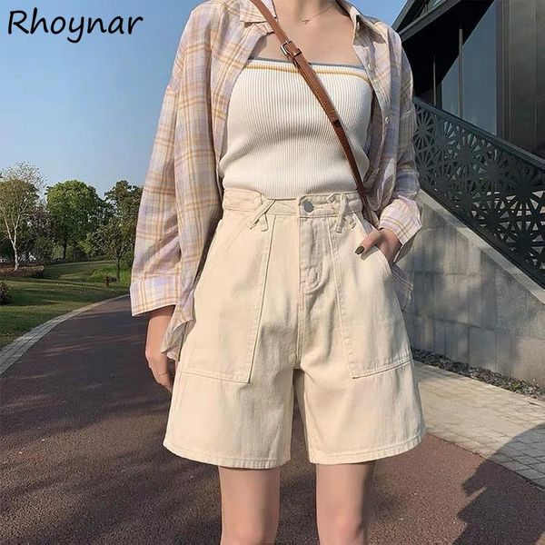 women's shorts denim solid women loose leisure wide leg all-match stylish summer high waist knee-length female korean style streetwear, White;black
women's shorts denim solid women loose leisure wide leg all-match stylish summer high waist knee-length female korean style streetwear, White;black