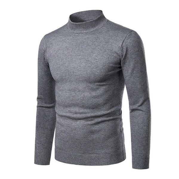 men's t-shirts basic casual soft knit sweater autumn winter half high collar long sleeve slim pullover streetwear, White;black
men's t-shirts basic casual soft knit sweater autumn winter half high collar long sleeve slim pullover streetwear, White;black
