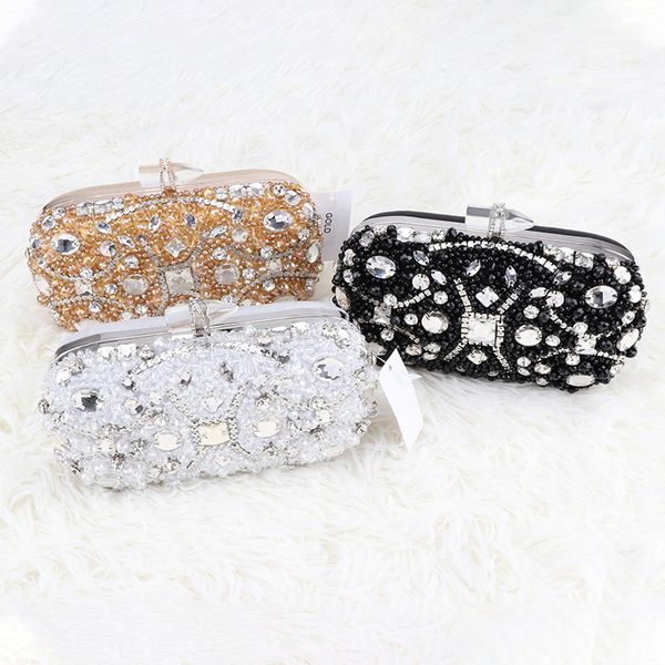 women's wedding clutch evening bag luxury design diamond handmade beaded black party purse and handbag banquet wallet zd1862
women's wedding clutch evening bag luxury design diamond handmade beaded black party purse and handbag banquet wallet zd1862