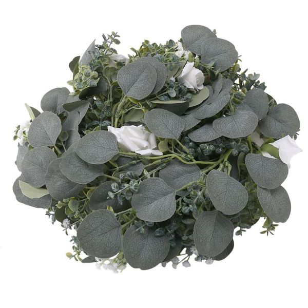 decorative flowers & wreaths artificial plant eucalyptus garland with white roses greenery leaves for wedding backdrop party wall table deco
decorative flowers & wreaths artificial plant eucalyptus garland with white roses greenery leaves for wedding backdrop party wall table deco