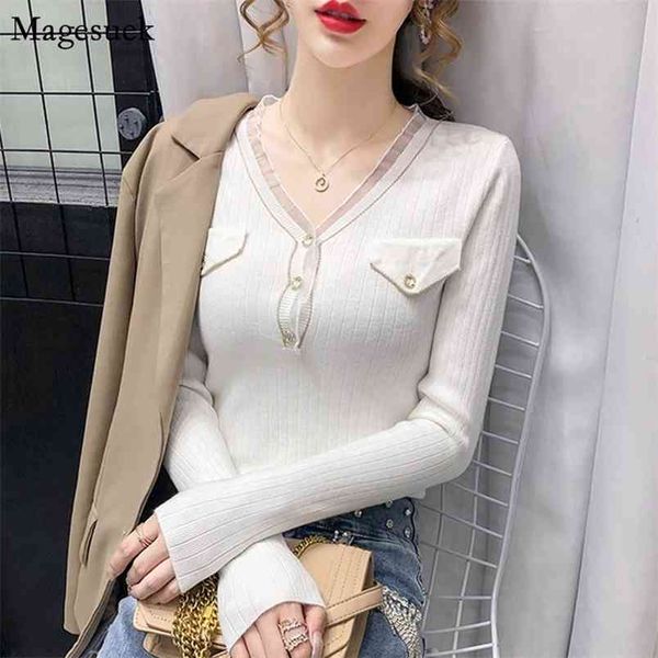 autumn winter long sleeve knitted sweater women pullover fashion korean vest slim v-neck jumper s 11210 210512, White;black
autumn winter long sleeve knitted sweater women pullover fashion korean vest slim v-neck jumper s 11210 210512, White;black