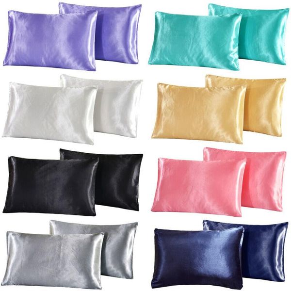 pillow 2pcs queen silk satin pillowcase simple solid color bedding household smooth multicolor simulation home
pillow 2pcs queen silk satin pillowcase simple solid color bedding household smooth multicolor simulation home