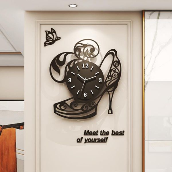 wall clocks classic high heel clock for living room decor large modern silent blank home decoration
wall clocks classic high heel clock for living room decor large modern silent blank home decoration