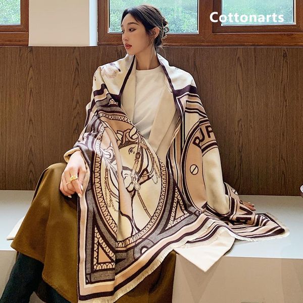 scarves luxury winter retro carriage cashmere scarf double-sided print thicken tassel shawls pashmina wraps office warm blanket bufanda, Blue;gray
scarves luxury winter retro carriage cashmere scarf double-sided print thicken tassel shawls pashmina wraps office warm blanket bufanda, Blue;gray