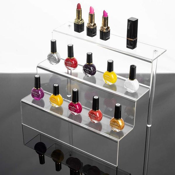 hooks & rails acrylic detachable ladder frame perfume jewelry display rack transparent shelf store with plastic film
hooks & rails acrylic detachable ladder frame perfume jewelry display rack transparent shelf store with plastic film
