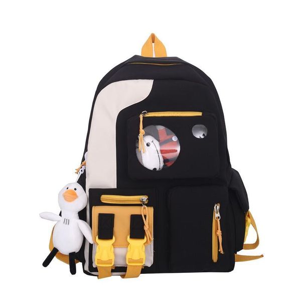 school bags 2021 large-capacity contrast color women backpack nylon waterproof anti-theft travel bag cute casual student
school bags 2021 large-capacity contrast color women backpack nylon waterproof anti-theft travel bag cute casual student