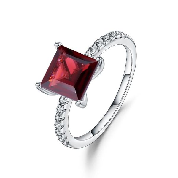 gem's ballet 1.45ct princess cut natural red garnet gemstone rings 925 sterling silver solitaire engagement ring for women cluster, Golden;silver
gem's ballet 1.45ct princess cut natural red garnet gemstone rings 925 sterling silver solitaire engagement ring for women cluster, Golden;silver