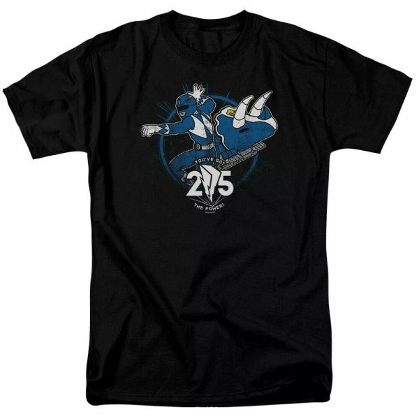 Mighty Morphin Power Rangers Blue 25 T Shirt Mens Licensed Classic TV Black, White;black
Mighty Morphin Power Rangers Blue 25 T Shirt Mens Licensed Classic TV Black, White;black