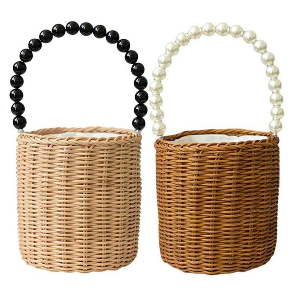 other garden supplies flower girl woven basket pearl handle for vintage rustic wedding ceremony decorative
other garden supplies flower girl woven basket pearl handle for vintage rustic wedding ceremony decorative