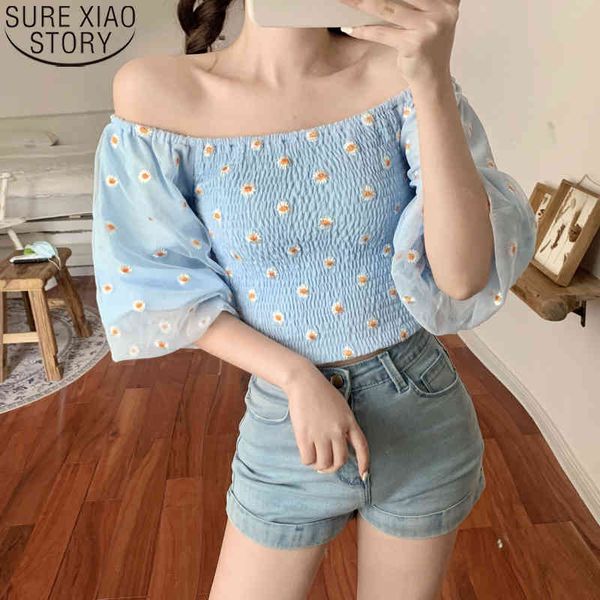 sweet girls women flower print mesh chiffon shirts female slash neck half lantern sleeve fairy blouses blusas 9933 210417, White
sweet girls women flower print mesh chiffon shirts female slash neck half lantern sleeve fairy blouses blusas 9933 210417, White
