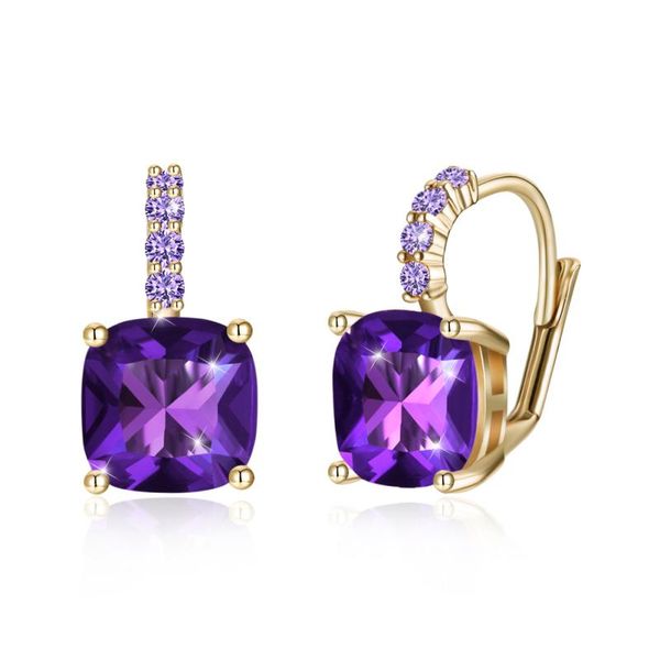 clip-on & screw back garilina trendy gold purple stone women's clip earrings february-birthstones year christmas day gifts for women e2, Silver
clip-on & screw back garilina trendy gold purple stone women's clip earrings february-birthstones year christmas day gifts for women e2, Silver