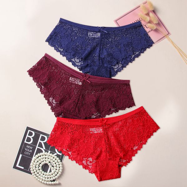 3pcs lace womens panties seamless lingerie transparent briefs female girl underwear underpants panty intimates, Black;pink
3pcs lace womens panties seamless lingerie transparent briefs female girl underwear underpants panty intimates, Black;pink