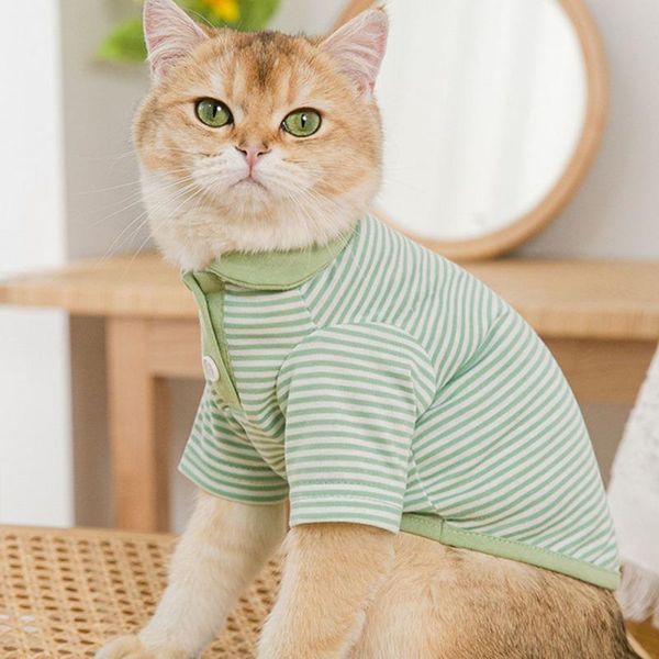 cat costumes dog high-quality cotton breathable fashion striped t-shirt puppy and kitten vest pet cute clothes for all seasons
cat costumes dog high-quality cotton breathable fashion striped t-shirt puppy and kitten vest pet cute clothes for all seasons