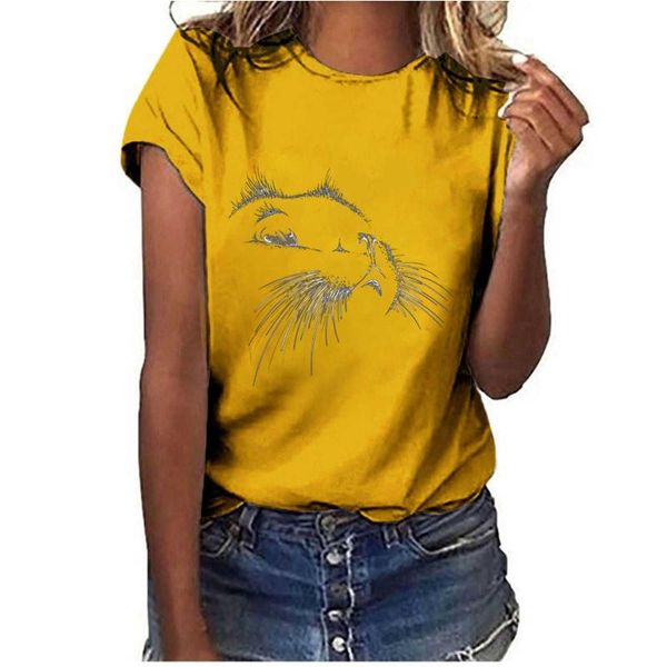 women's t-shirt women short sleeve anime print plus size loose cat animal aesthetic graphic tee harajuku summer clothes a40, White
women's t-shirt women short sleeve anime print plus size loose cat animal aesthetic graphic tee harajuku summer clothes a40, White