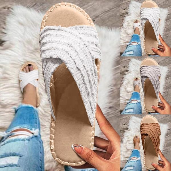 slippers sandals woman shoes braided rope with traditional casual style and simple creativity fashion women summer, Black
slippers sandals woman shoes braided rope with traditional casual style and simple creativity fashion women summer, Black