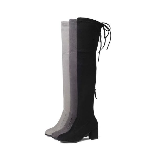 boots qplyxco2021 fashion stretch flock leather women high heel thigh over the knee ladies autumn winter, Black
boots qplyxco2021 fashion stretch flock leather women high heel thigh over the knee ladies autumn winter, Black