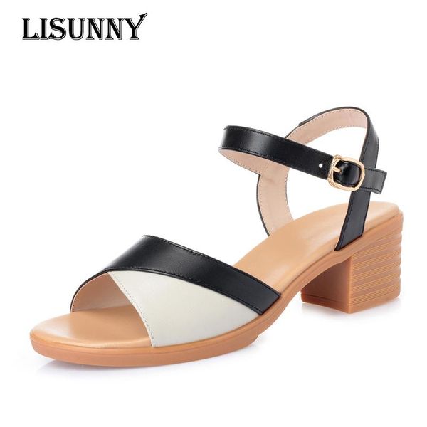 summer women's sandals fashion lady footwear high heel genuine leather mother shoes soft bottom plus size 35-43, Black
summer women's sandals fashion lady footwear high heel genuine leather mother shoes soft bottom plus size 35-43, Black