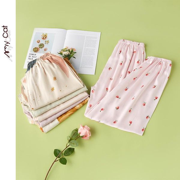 women's pants & capris summer product satin multi-color net red beam leg can be worn outside all-match fairy viscose plus size pajamas, Black;white
women's pants & capris summer product satin multi-color net red beam leg can be worn outside all-match fairy viscose plus size pajamas, Black;white