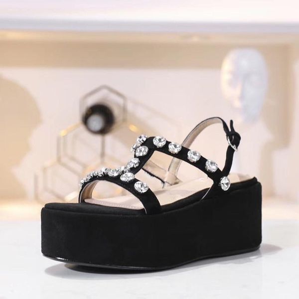 2022 thickness 6.5cm design simple casual real leather women sandals designer shoes ladies fashion trend elegant vintage sandals free, Black
2022 thickness 6.5cm design simple casual real leather women sandals designer shoes ladies fashion trend elegant vintage sandals free, Black