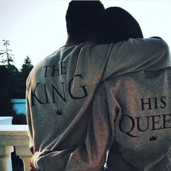 autumn winter womens sweaters fashion king amp queen couple letter print blouse sweater soft jumper pullovers 1, White;black
autumn winter womens sweaters fashion king amp queen couple letter print blouse sweater soft jumper pullovers 1, White;black