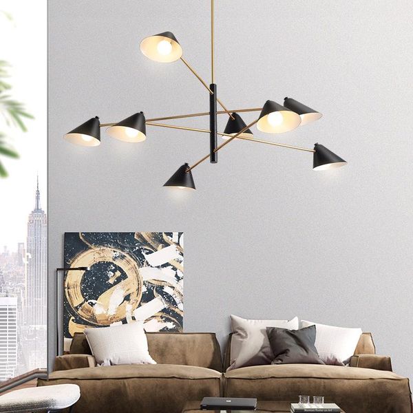 chandeliers nordic led lighting living room black and gold lustre hanging lamps bedroom postmodern simple vintage decor fixtures
chandeliers nordic led lighting living room black and gold lustre hanging lamps bedroom postmodern simple vintage decor fixtures