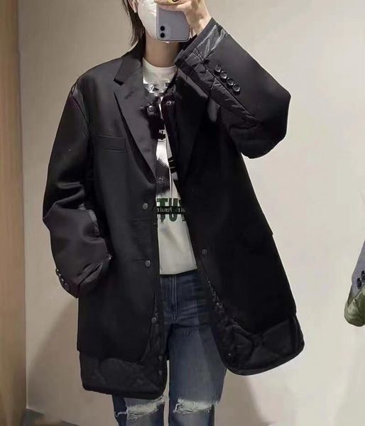 women's suits & blazers 2021fw autumn women patchwork casual loose blazer female jacket coat 2 color ddxgz2v 10.31, White;black
women's suits & blazers 2021fw autumn women patchwork casual loose blazer female jacket coat 2 color ddxgz2v 10.31, White;black