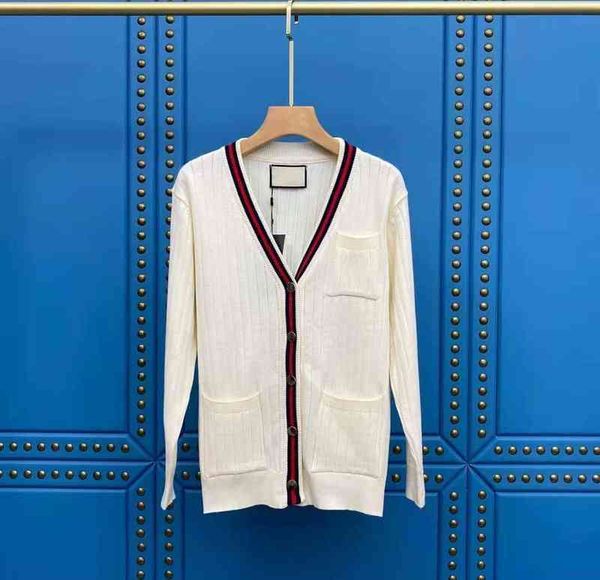 autumn g cardigan coat v-neck color contrast pocket long sleeve sweater casual for men and women, White
autumn g cardigan coat v-neck color contrast pocket long sleeve sweater casual for men and women, White