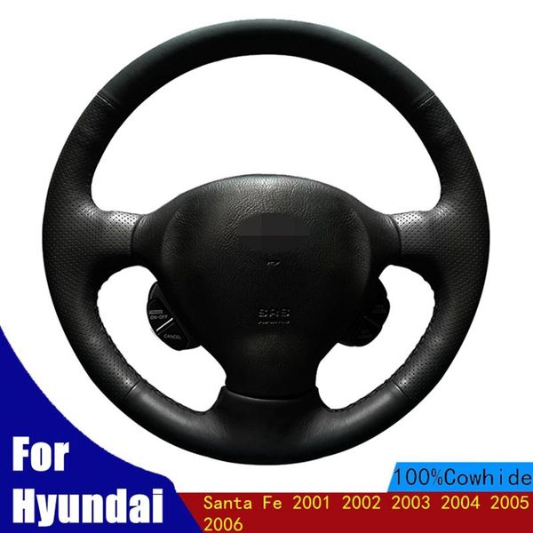 steering wheel covers hand-stitched car cover soft black genuine leather for santa fe 2001 2002 2003 2004 2005 2006
steering wheel covers hand-stitched car cover soft black genuine leather for santa fe 2001 2002 2003 2004 2005 2006