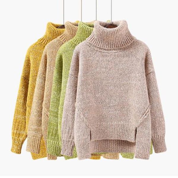 women's sweaters women autumn winter turtleneck asymmetric loose long sleeve pullover pullovers casual thick warm solid top, White;black
women's sweaters women autumn winter turtleneck asymmetric loose long sleeve pullover pullovers casual thick warm solid top, White;black