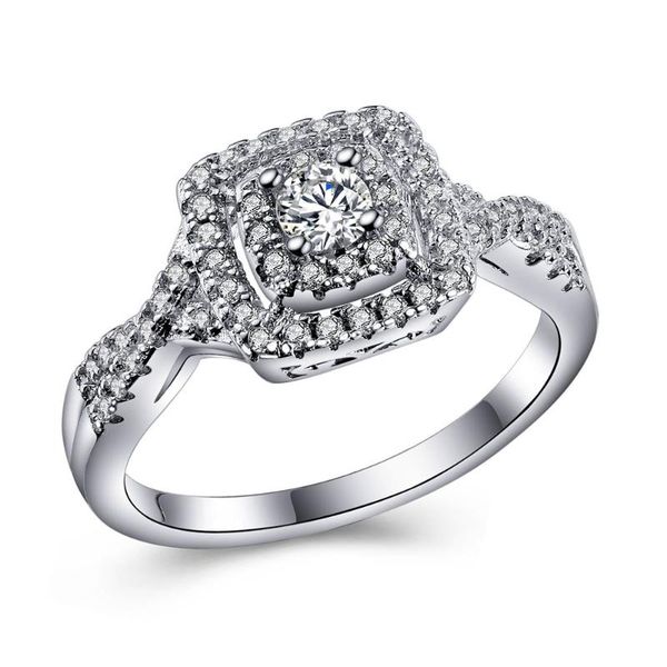 wedding rings silver color for women party gift jewelry distribution princess cross cubic zircon engagement ring, Slivery;golden
wedding rings silver color for women party gift jewelry distribution princess cross cubic zircon engagement ring, Slivery;golden