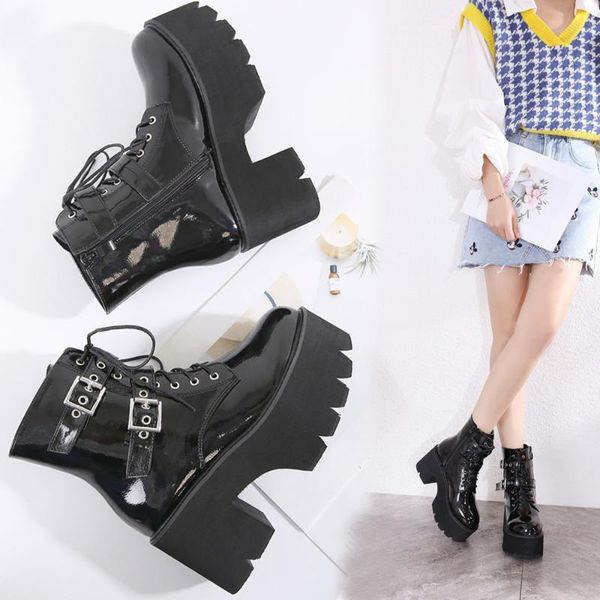 boots 2021 european products punk style fashion women's shoes waterproof platform thick-soled thick high-heeled women, Black
boots 2021 european products punk style fashion women's shoes waterproof platform thick-soled thick high-heeled women, Black