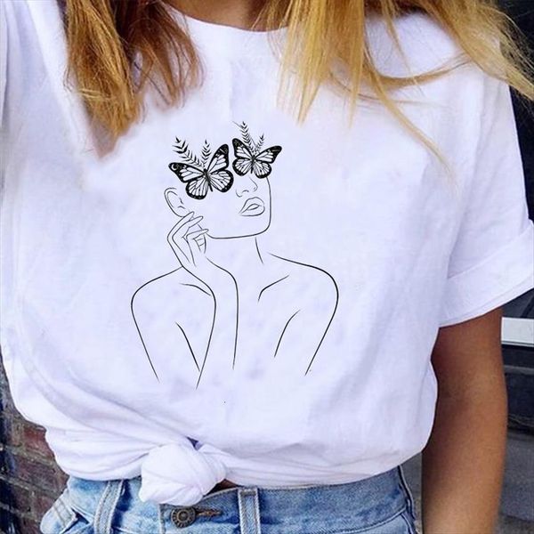 graphic fashion butterfly style face womens t shirts printing casual 90s print clothes tees shirt, White
graphic fashion butterfly style face womens t shirts printing casual 90s print clothes tees shirt, White