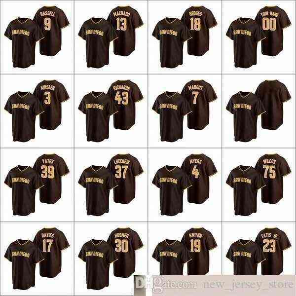2022 baseball men #23 fernando tatis jr. 13 manny machado 19 tony gwynn yates davies custom women youth brown road jersey, Black
2022 baseball men #23 fernando tatis jr. 13 manny machado 19 tony gwynn yates davies custom women youth brown road jersey, Black