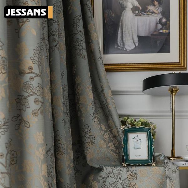 curtain & drapes european/american high-end thick jacquard shading high-precision light luxury pastoral style curtains for living room bedro
curtain & drapes european/american high-end thick jacquard shading high-precision light luxury pastoral style curtains for living room bedro