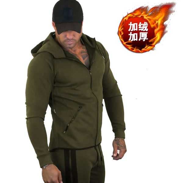 men's hoodies & sweatshirts sweater autumn and winter plush thickened sports hooded solid color cardigan coat z0nc, Black
men's hoodies & sweatshirts sweater autumn and winter plush thickened sports hooded solid color cardigan coat z0nc, Black