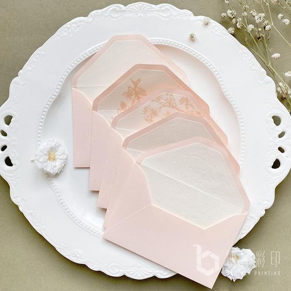 gift wrap luxury pink envelope with cherry blossom pattern lining message card wedding invitation 9x13cm
gift wrap luxury pink envelope with cherry blossom pattern lining message card wedding invitation 9x13cm